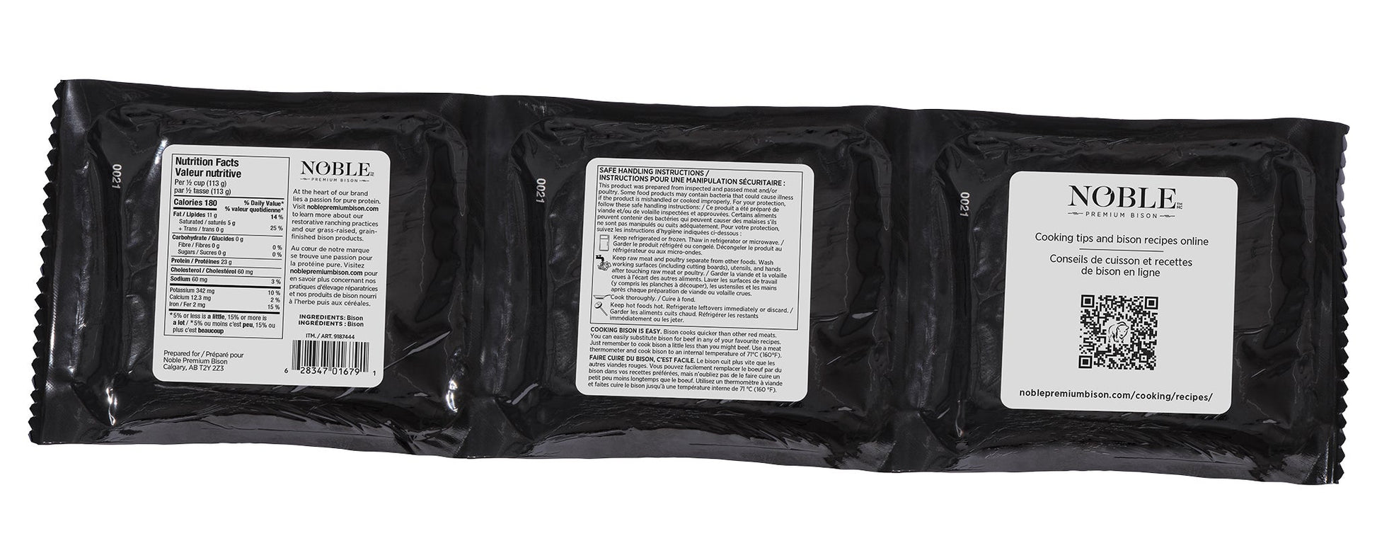 Extra Lean Ground Bison, 3 x 454g - image 2