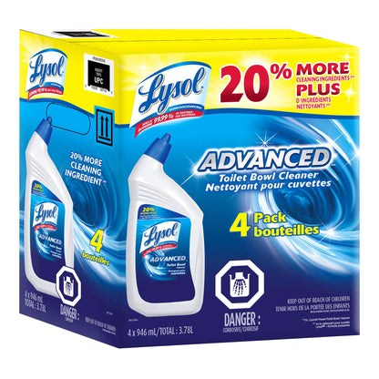 Lysol Advanced Toilet Bowl Cleaner, 4 × 946 mL - image 2