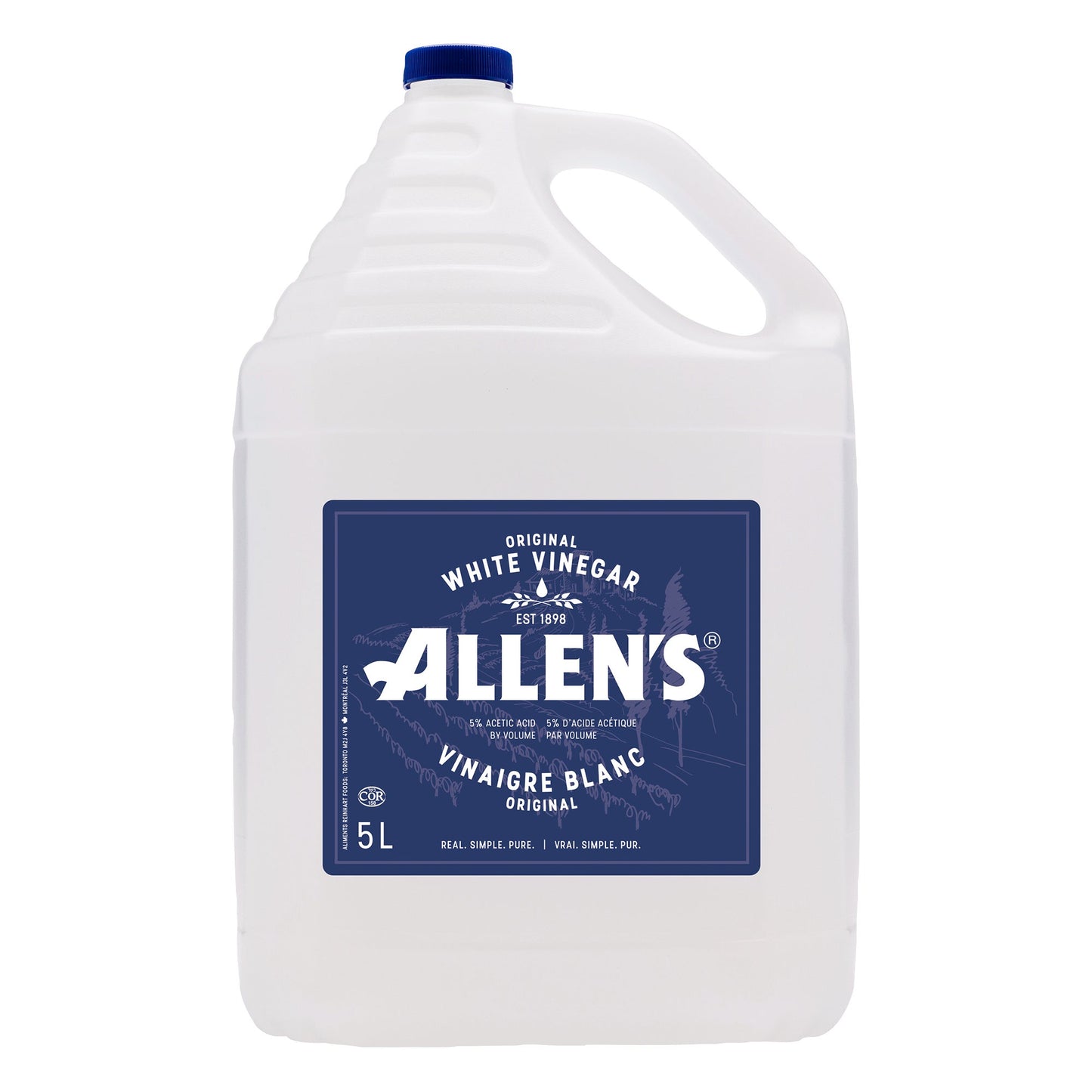 Allen's White Vinegar, 2 × 5 L - image 1