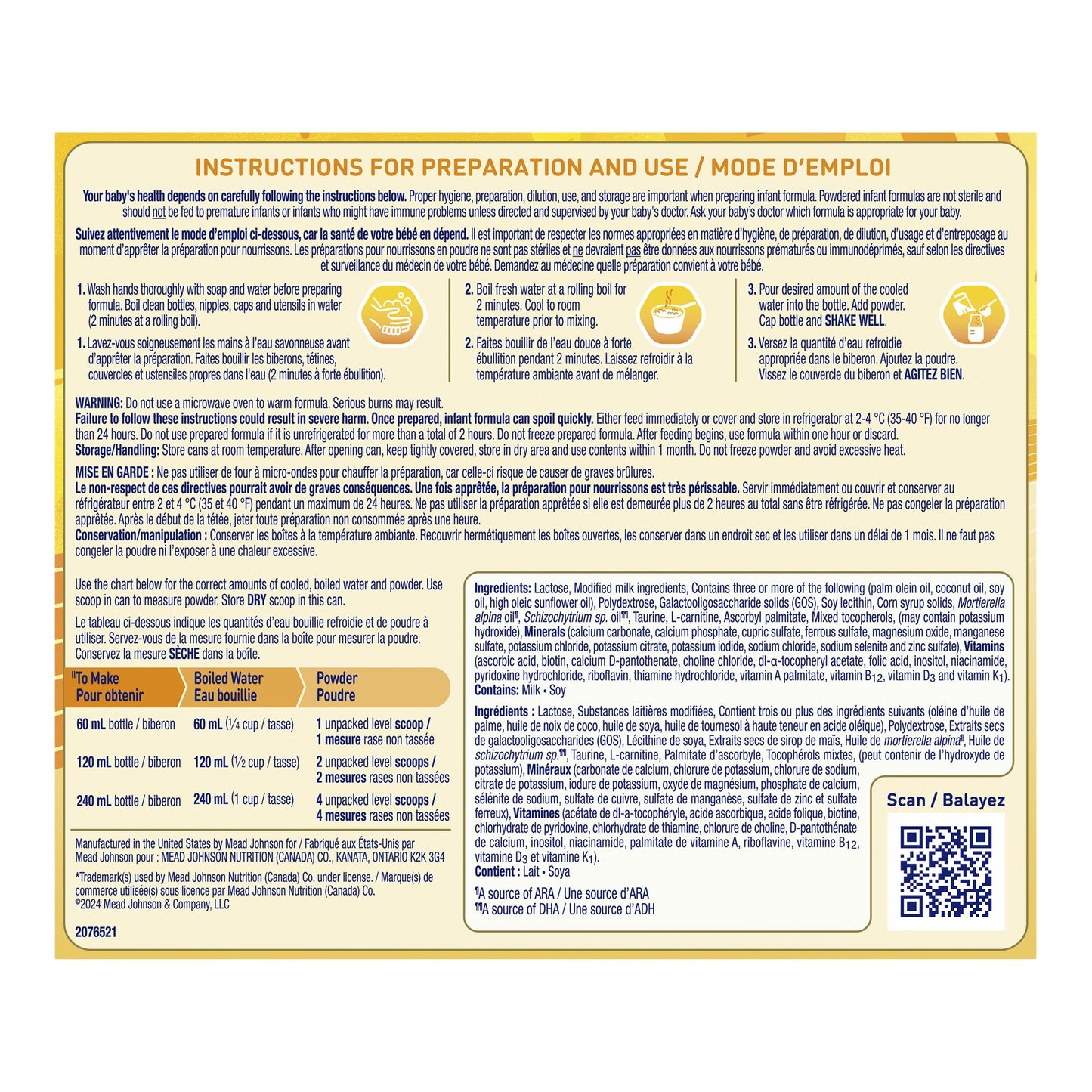 Enfamil A+ Infant Formula, 2 packs of 765 g - image 2