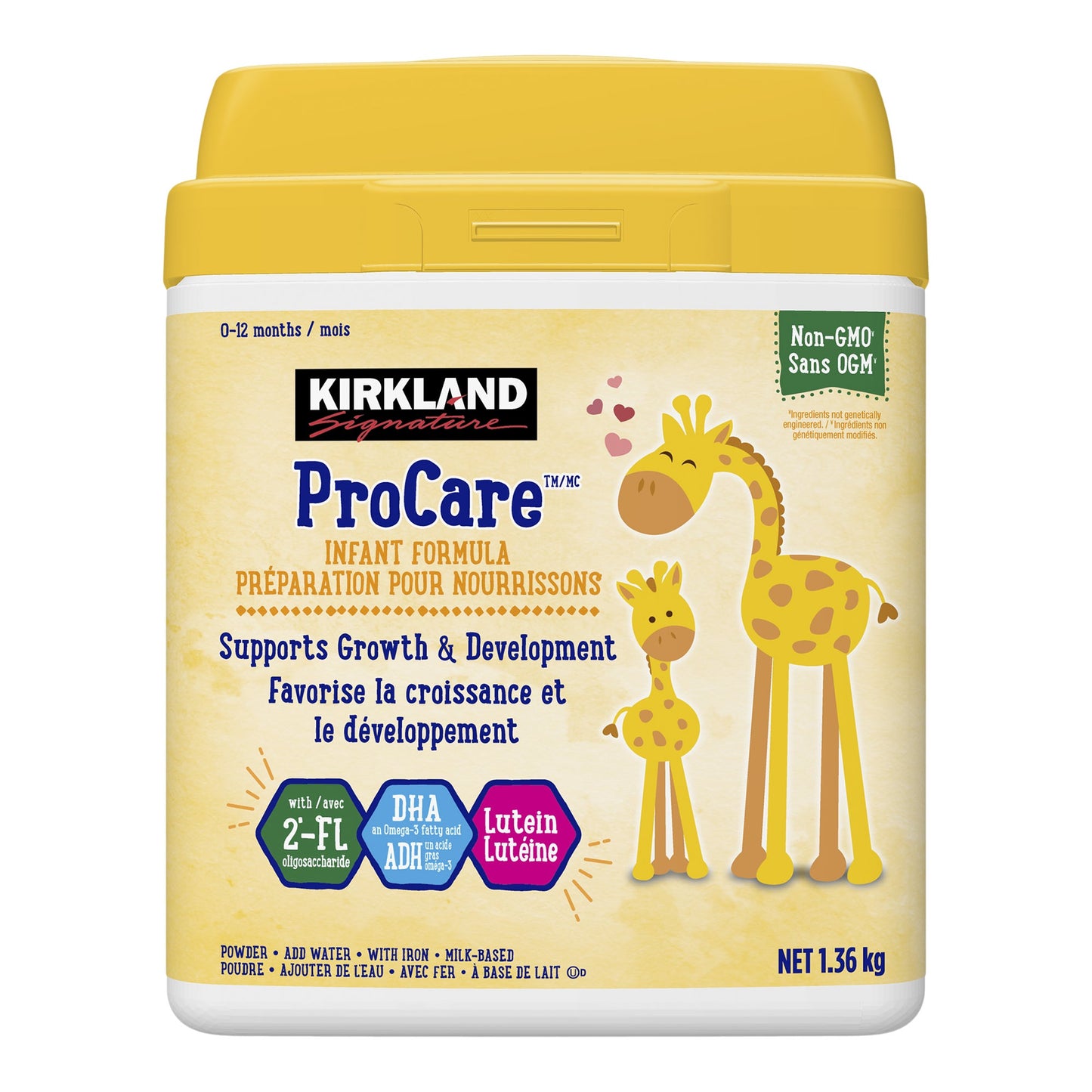 Kirkland Signature ProCare Infant Formula Non-GMO Powder, 1.36 KG - image 1