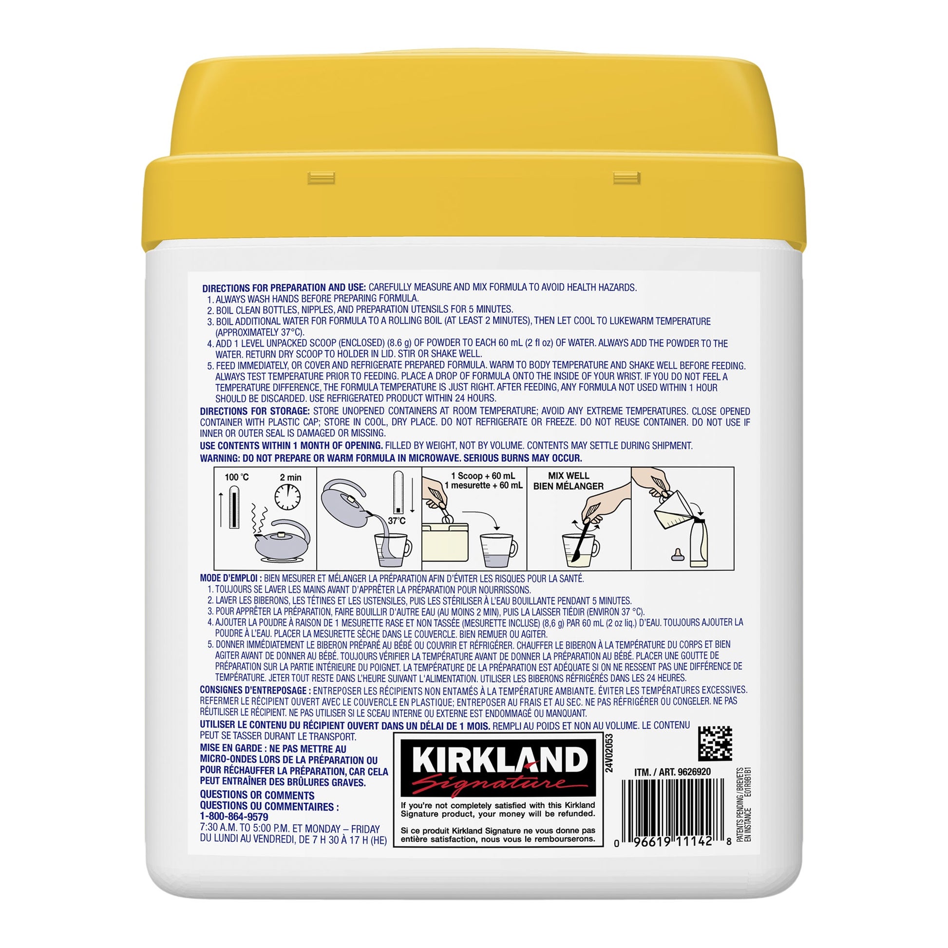 Kirkland Signature ProCare Infant Formula Non-GMO Powder, 1.36 KG - image 2