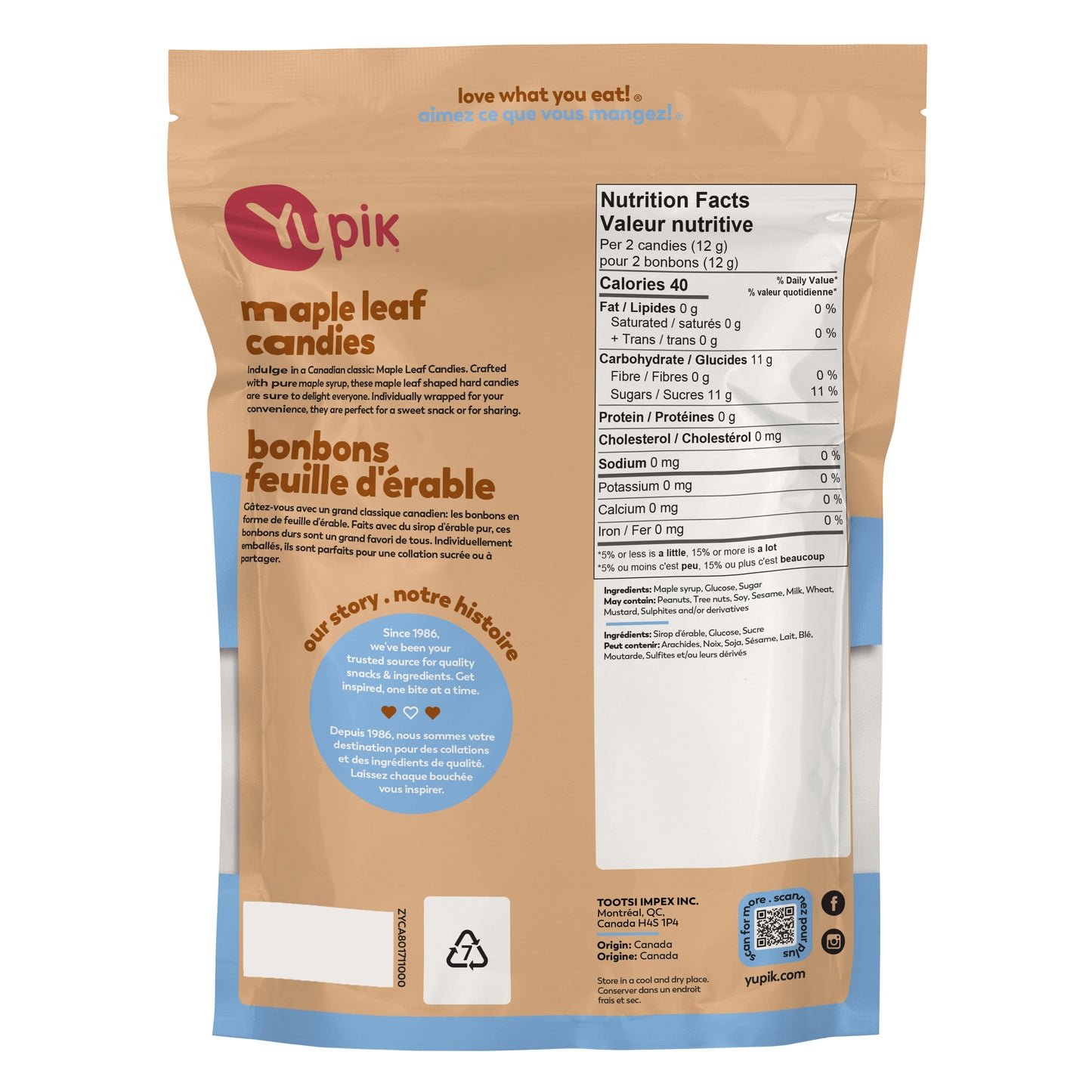 Yupik Pure Maple Leaf Syrup Candies, 2 × 1 kg - image 2