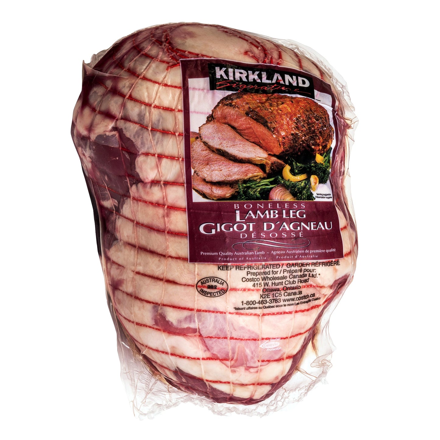 Kirkland Signature Fresh Boneless Halal Lamb Leg Full Case, 16 kg average weight* - image 3