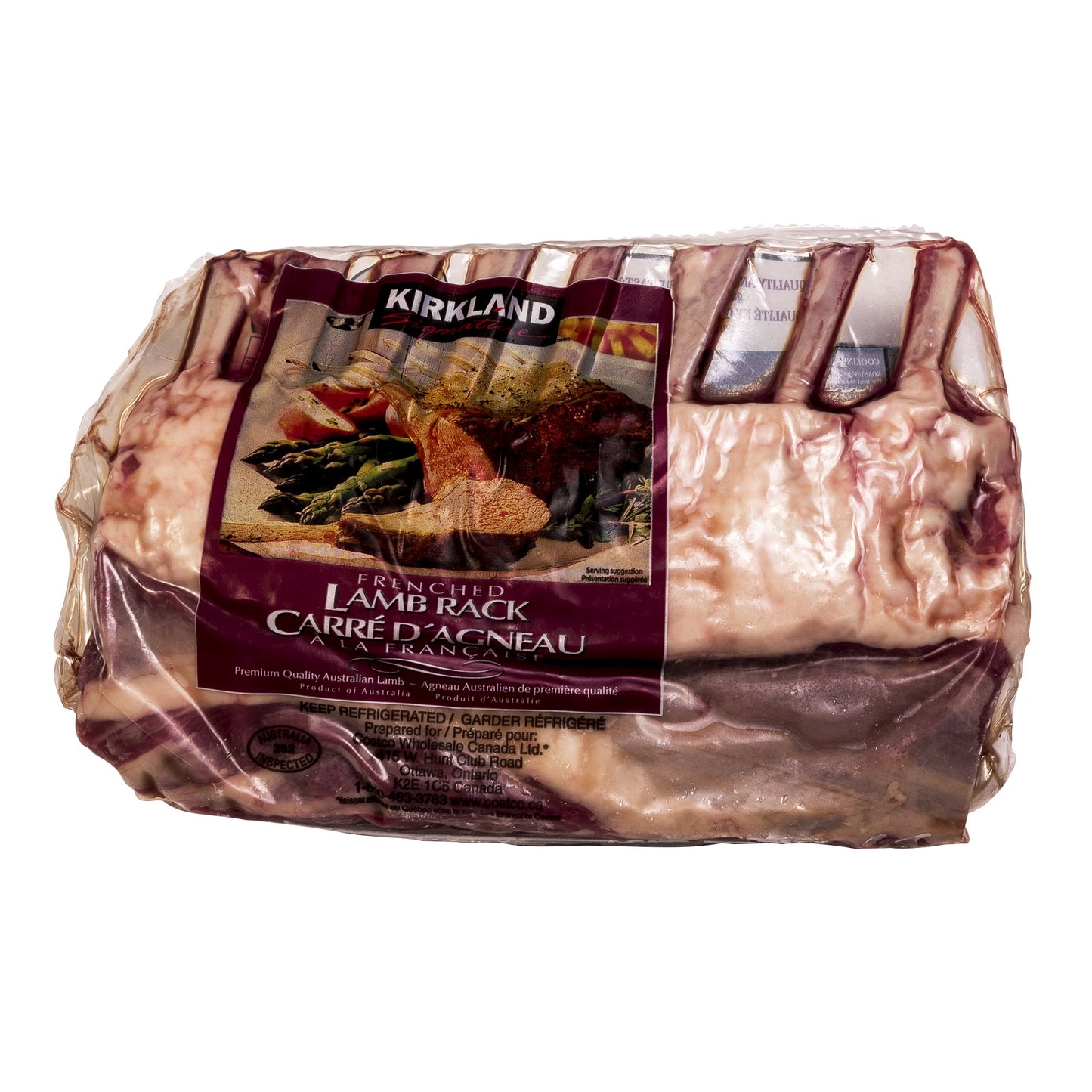 Kirkland Signature Halal Frenched Lamb Rack Full Case, 11 kg average weight* - image 3