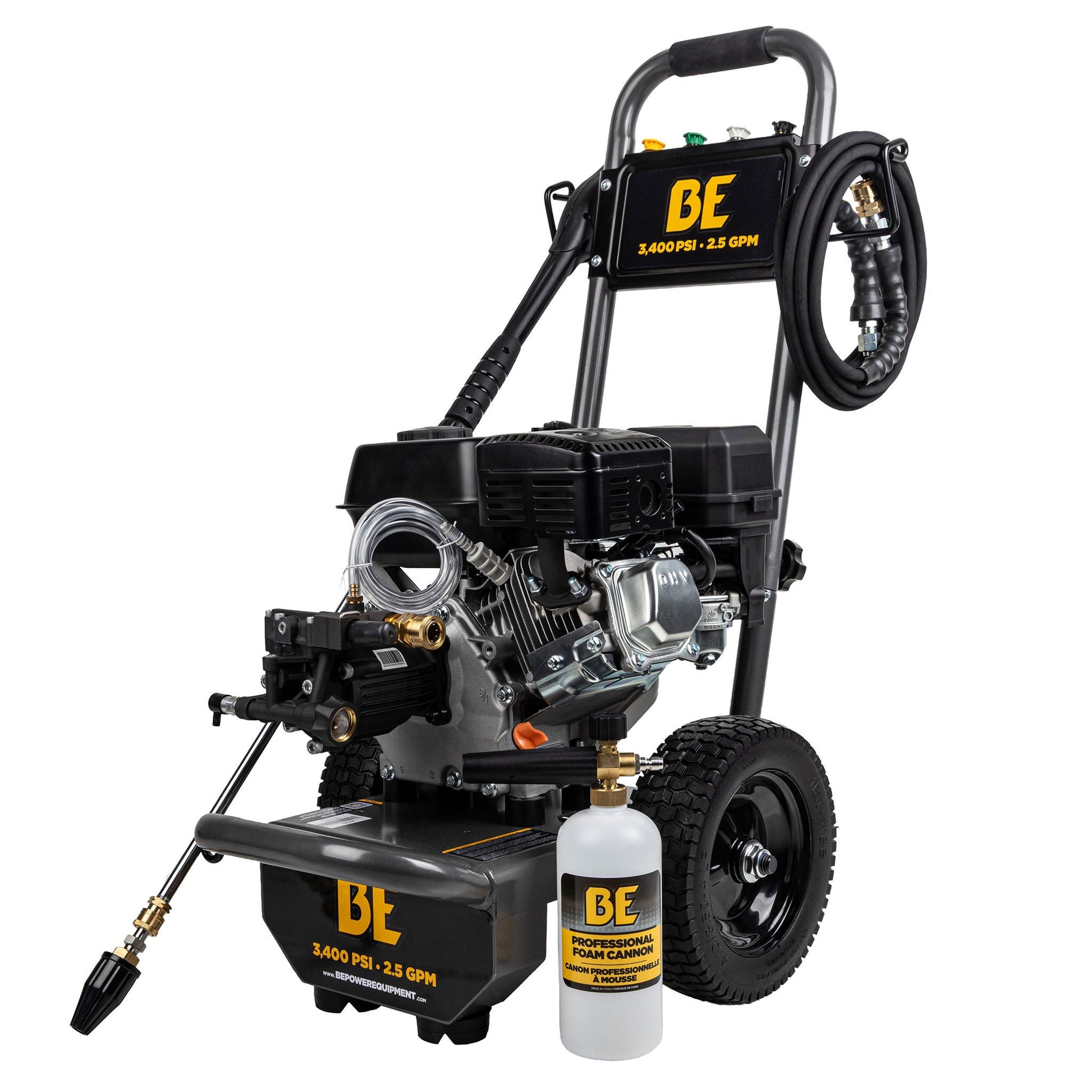 BE Power 3400 PSI 2.5 GPM Gas Pressure Washer - image 1