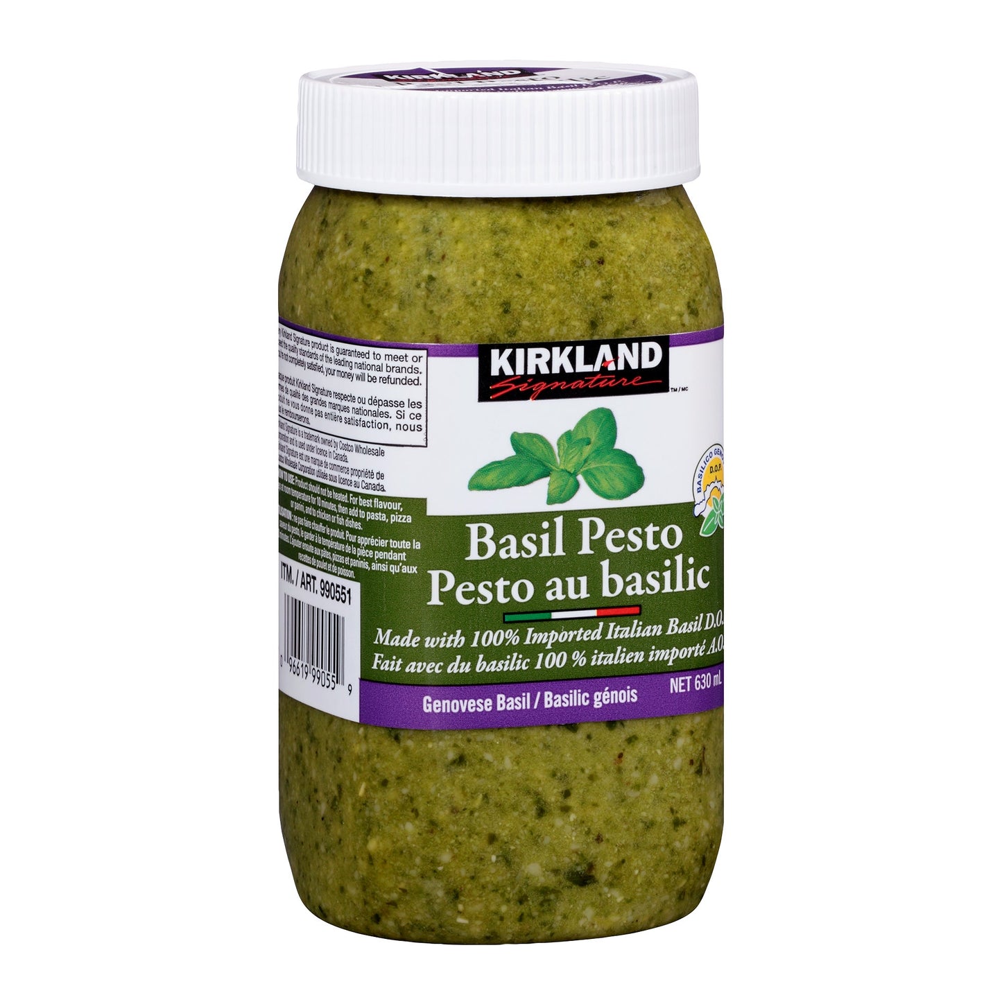 Kirkland Signature Basil Pesto, 630 mL - image 1