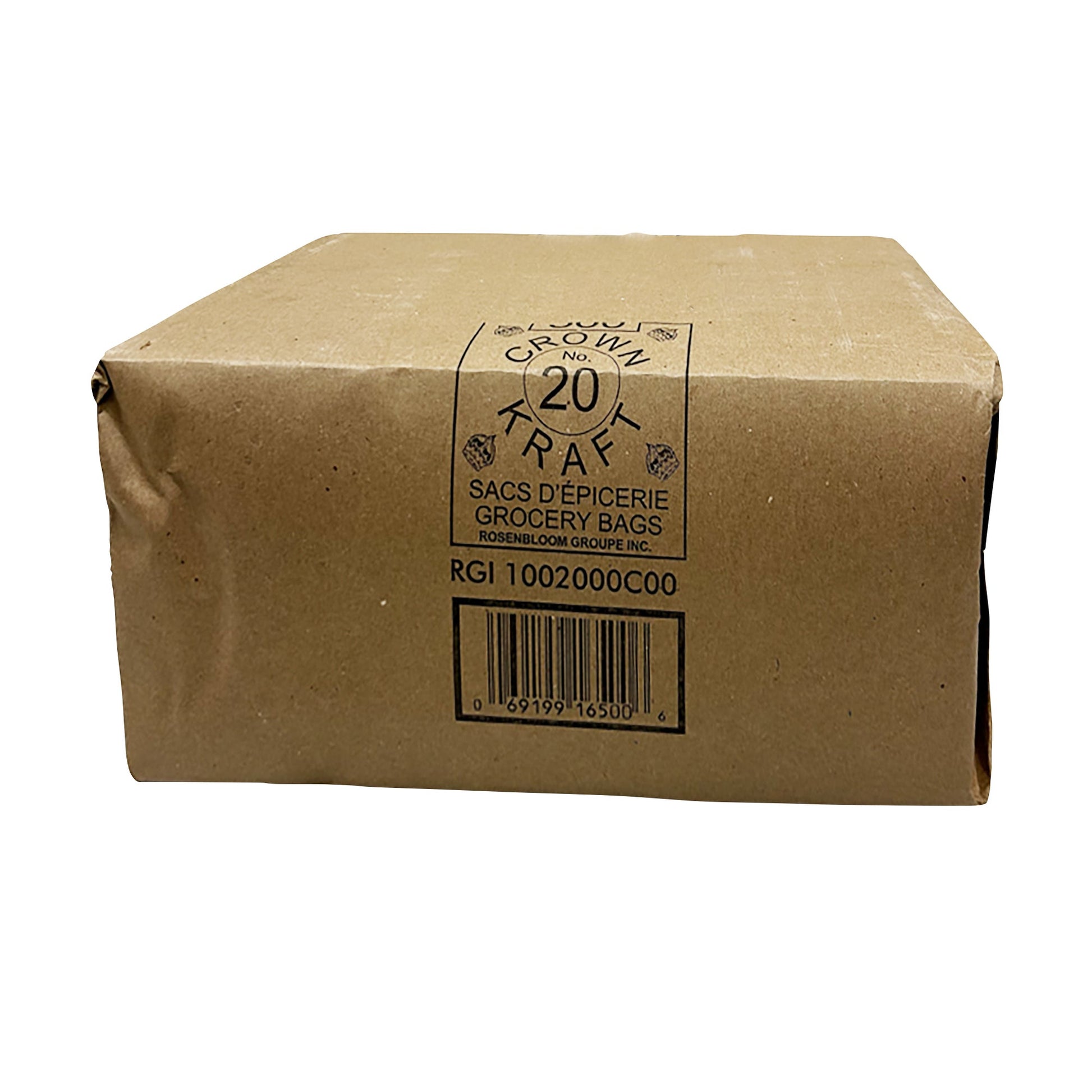 Brown Grocery Bag 20lb, Pack Of 500 - image 2