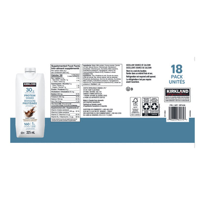 Kirkland Signature Chocolate Protein Shake, 18 x 325mL - image 2