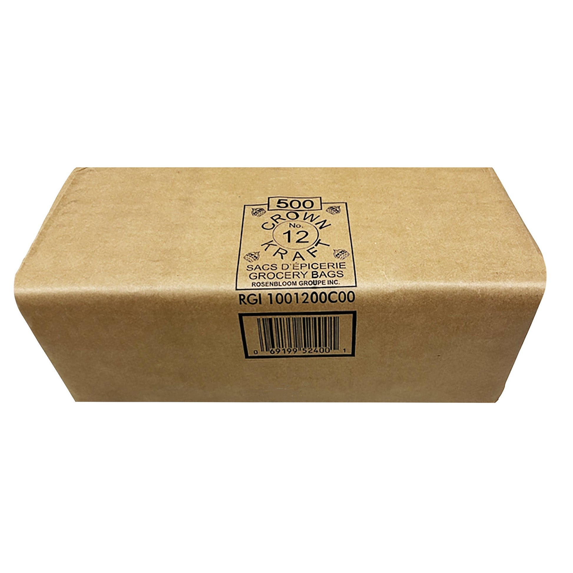 Brown Grocery Bag 12lb, Pack Of 500 - image 2