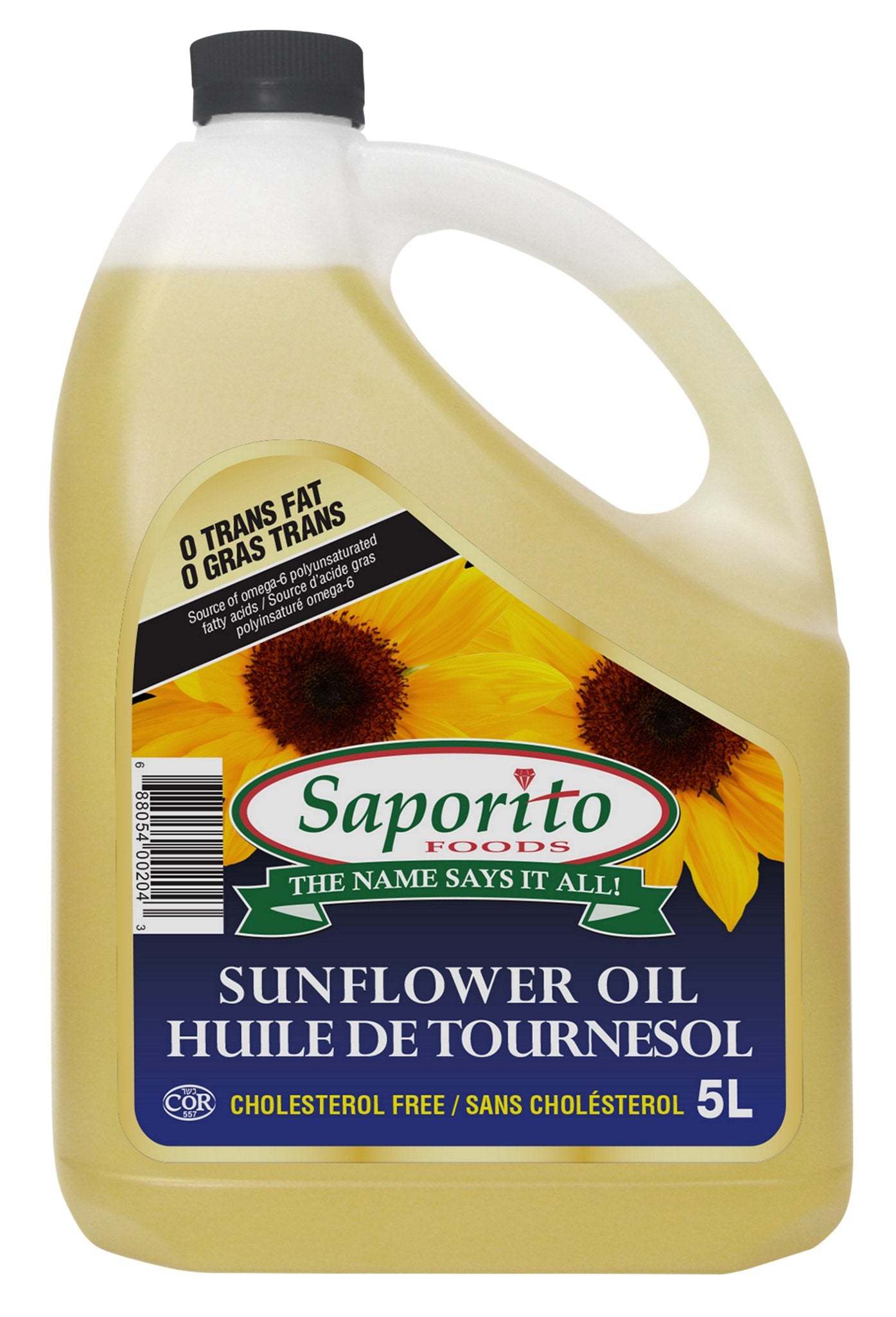 Saporito Sunflower Oil, 5 L - image 1