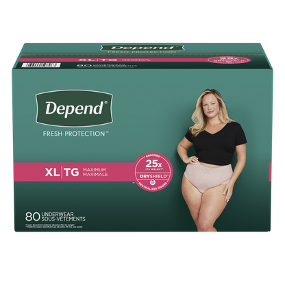 Depend Women's Underwear & Maximum Absorbency Extra Large - image 2