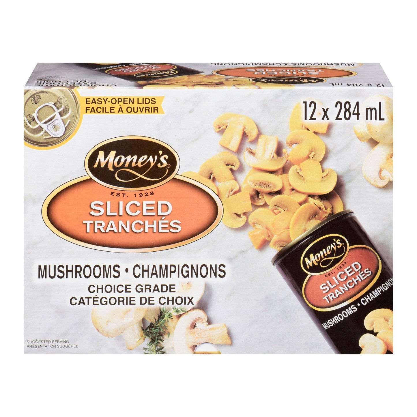 Money's Sliced Mushrooms, 12 x 284 mL - image 3