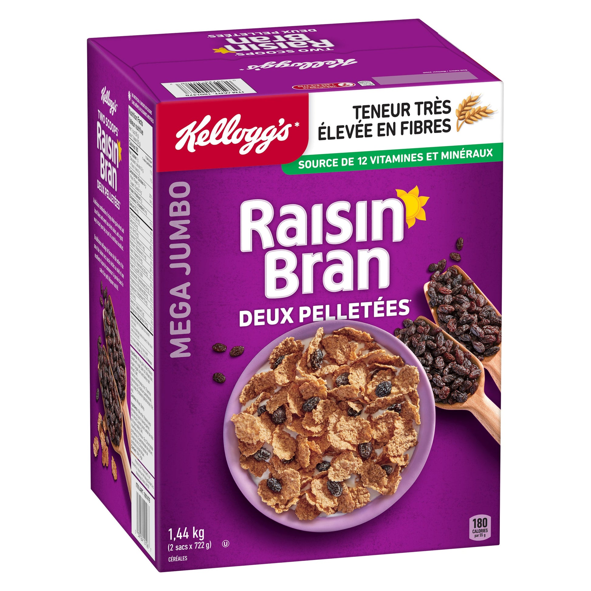 Kellogg's Raisin Bran, 1.44 kg - image 1
