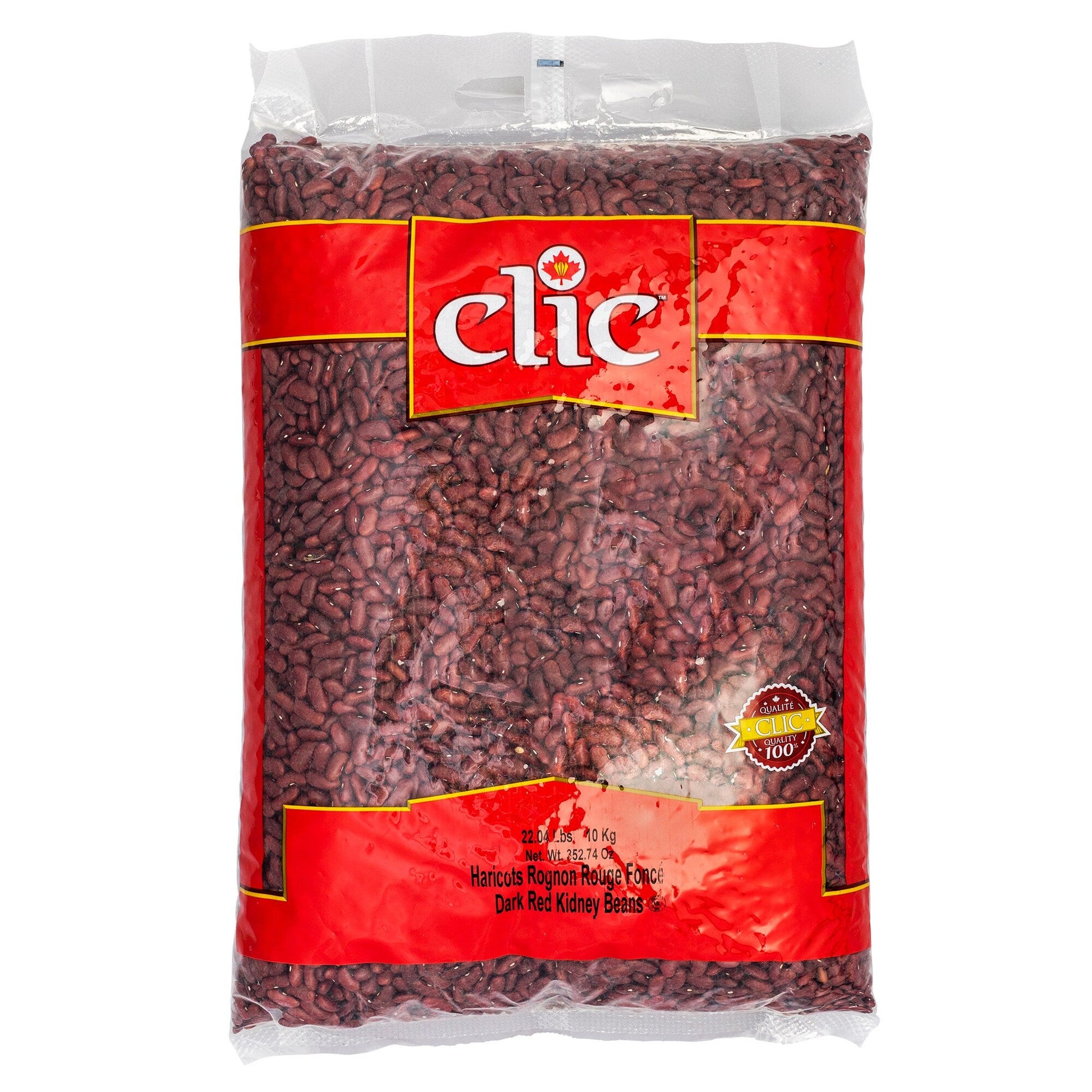 Clic Dark Red Kidney Beans, 10 kg - image 3