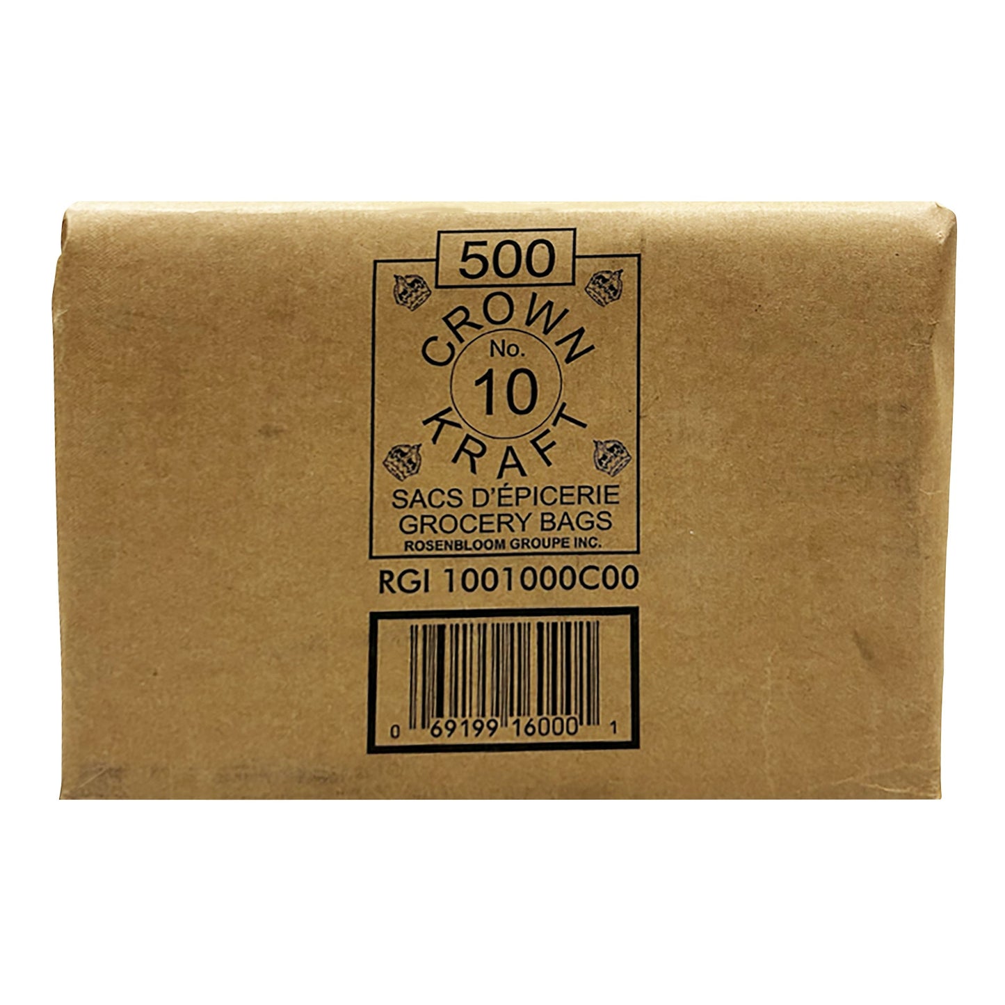 Brown Grocery Bag 10lb, Pack Of 500 - image 2