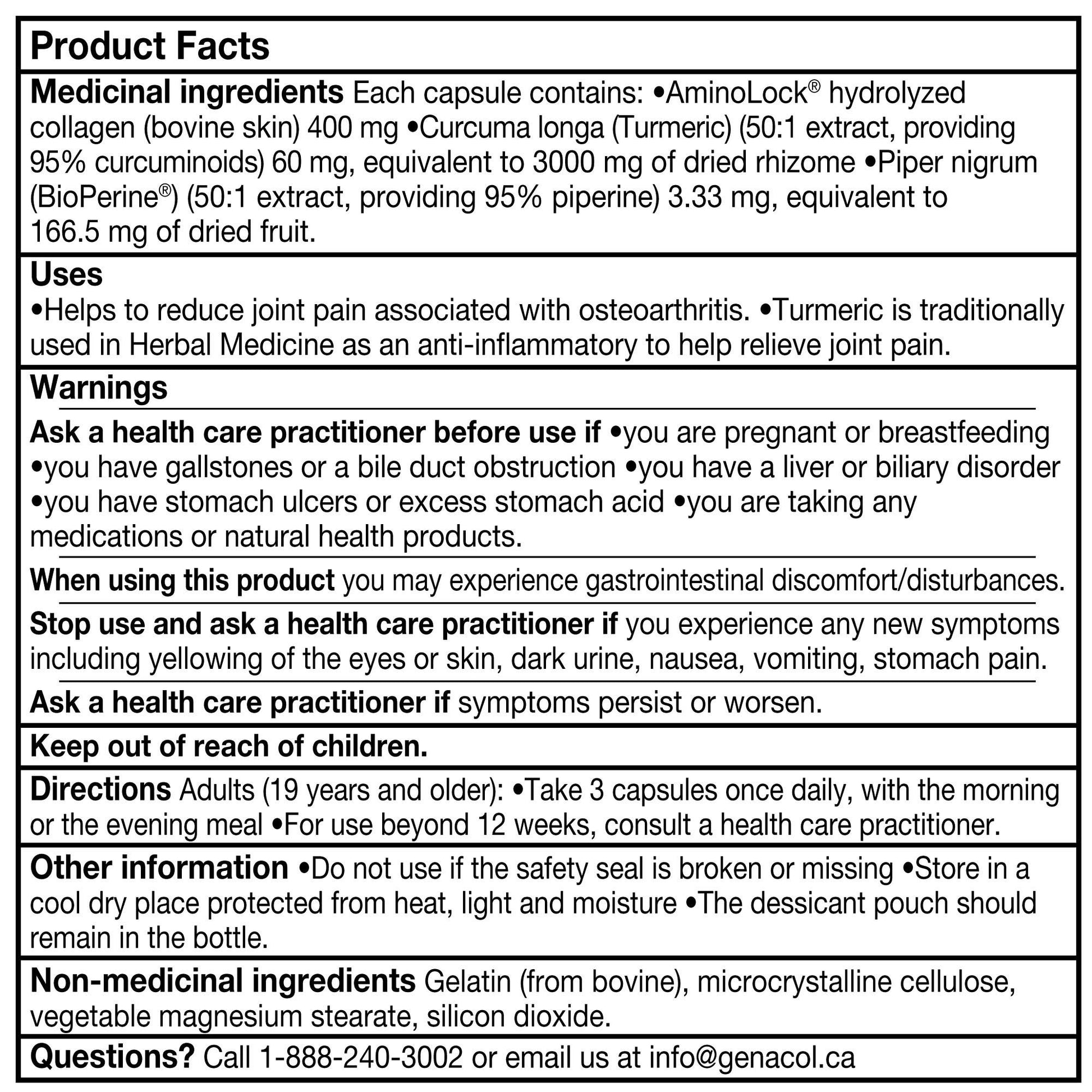 Genacol Anti-Inflammatory – 270 capsules - image 3