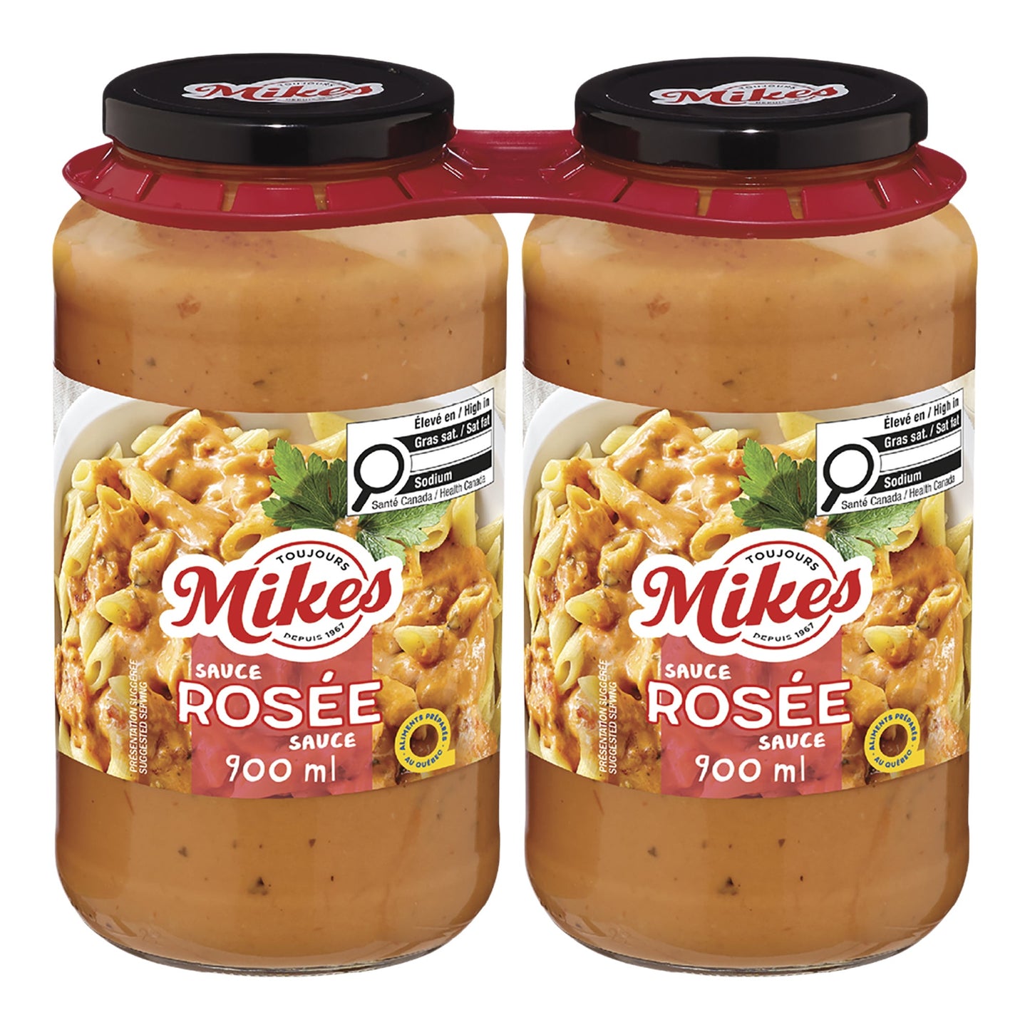 Mikes Rosée Sauce, 2 x 900 mL - image 1
