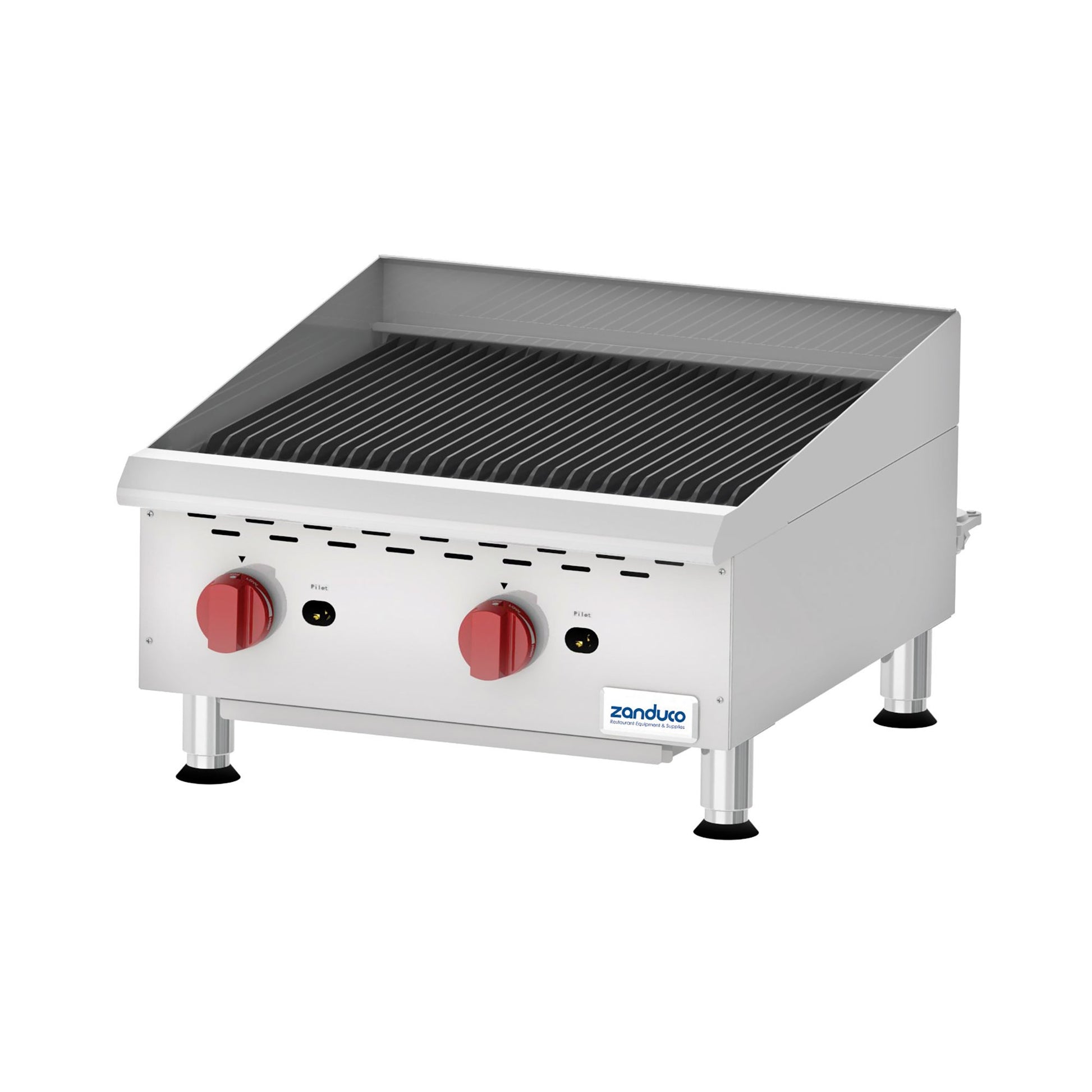 Zanduco 24in Countertop Gas Charbroiler - image 1