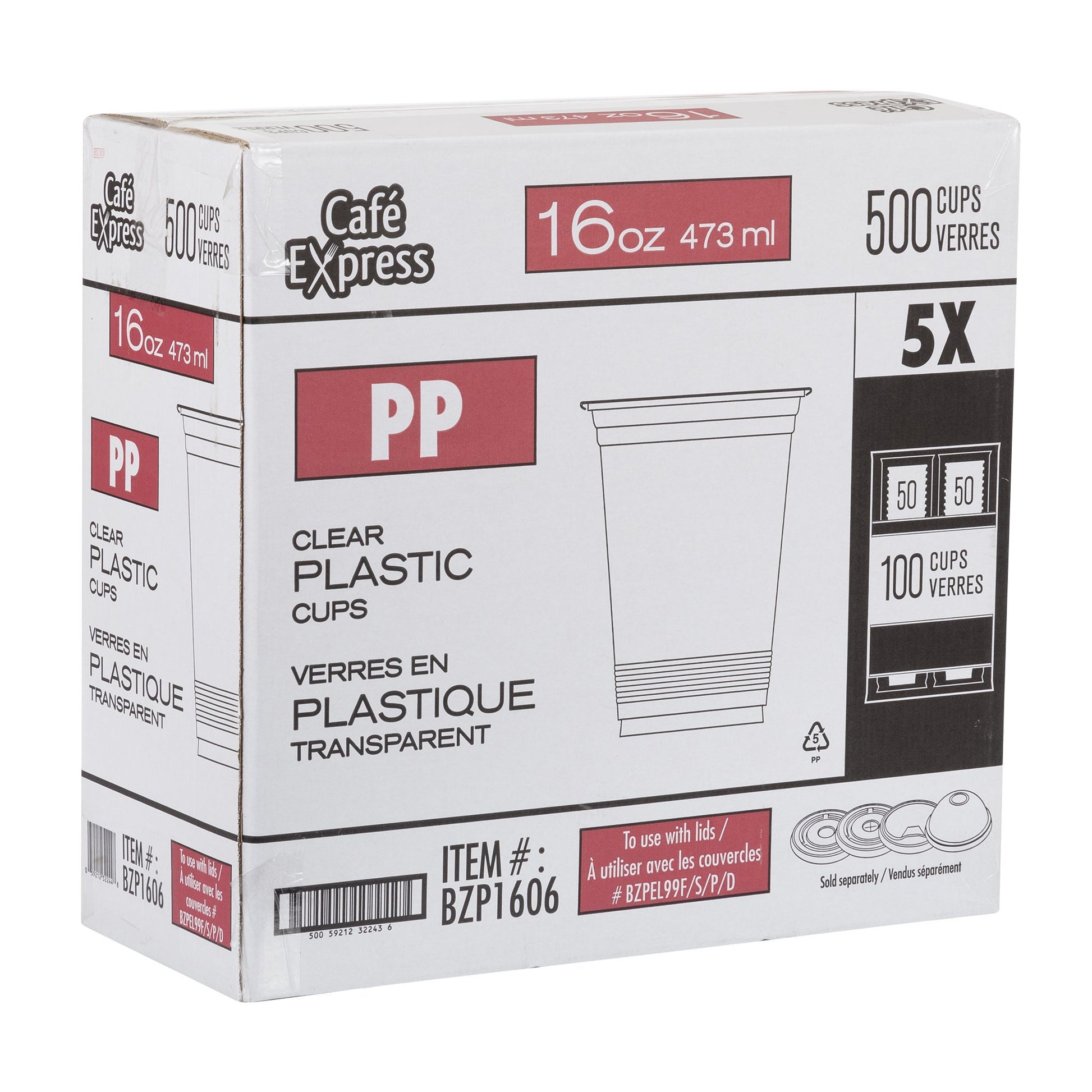 Café Express 16 oz Cold Cups, pack of 500 - image 3