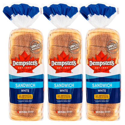 Dempster's White Sandwich Bread, 3 × 675 g - image 2