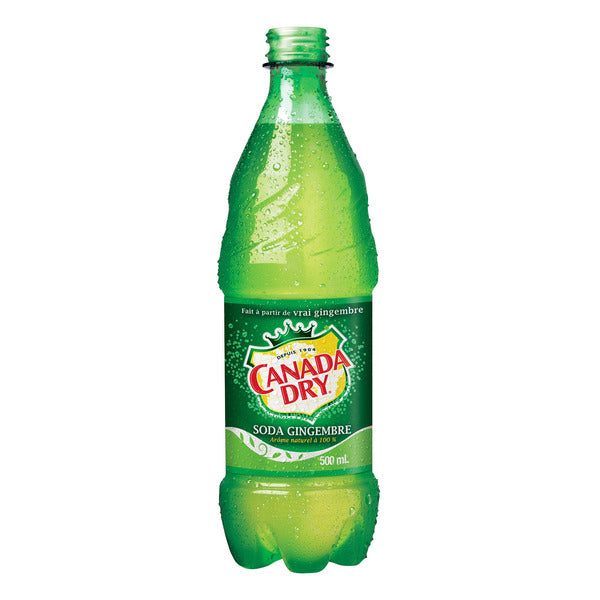 CANADA DRY GINGER ALE 24 x 500 mL — image 1