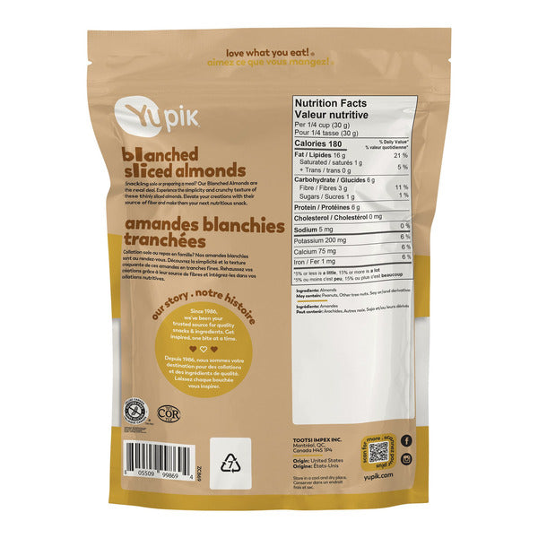 Yupik Sliced Almonds, 1 kg — gallery image 3