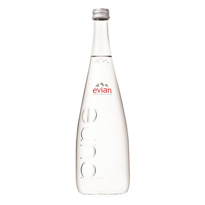 EVIAN SPRING WATER 12X750 GLASS BOTTLE P52 — image 1