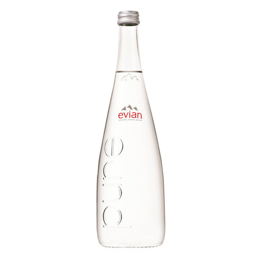 EVIAN SPRING WATER 12X750 GLASS BOTTLE P52 — image 1