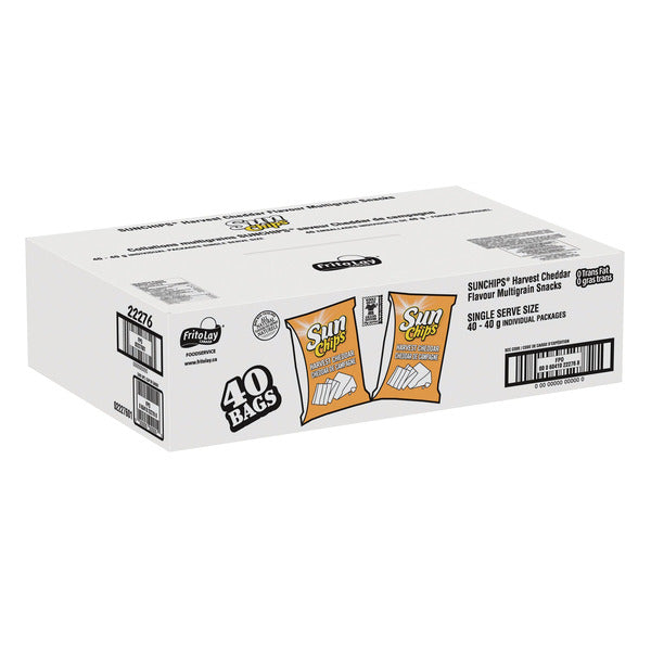 Sun Chips Harvest Cheddar Multigrain Snacks, 40 × 40 g — gallery image 2