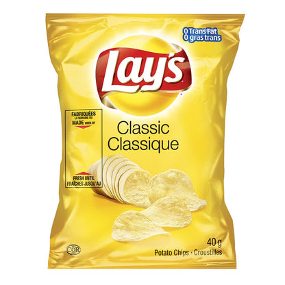 Lay's Classic Potato Chips, 40 × 40 g — product image