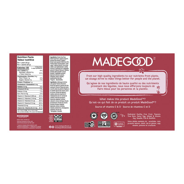 MadeGood Red Velvet Soft Baked Mini Cookies, 32 × 24 g — gallery image 2