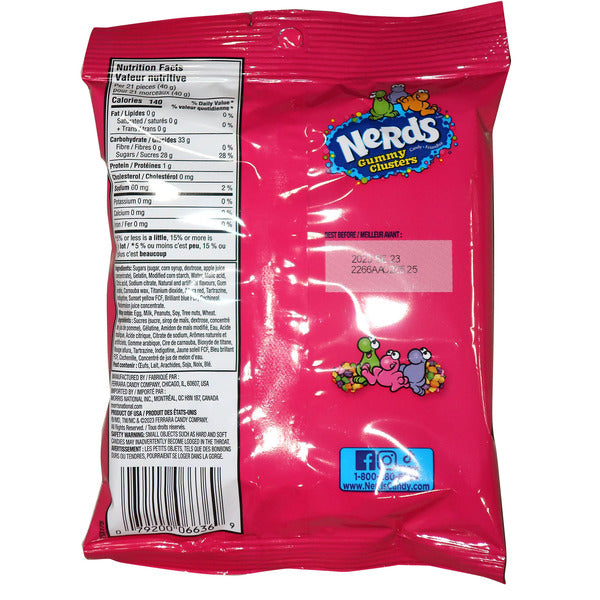 Nerds Gummy Clusters, Rainbow, Candy, 10 × 142 g — gallery image 2