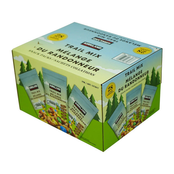 Kirkland Signature Trail Mix Snack Packs, 28 × 57 g — product image