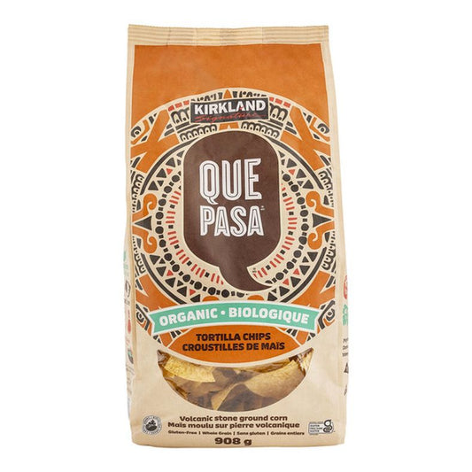 Kirkland Signature Organic Que Pasa Tortilla Chips, 908 g — product image