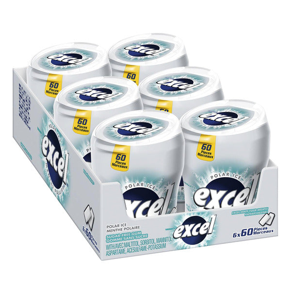 Excel Sugar-Free Gum Polar Ice, 6 × 60 pieces — gallery image 2
