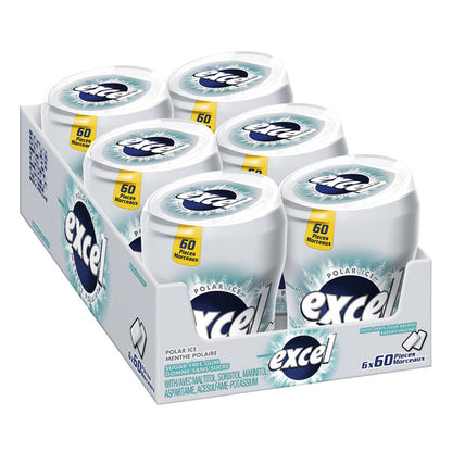 Excel Sugar-Free Gum Polar Ice, 6 × 60 pieces — gallery image 2