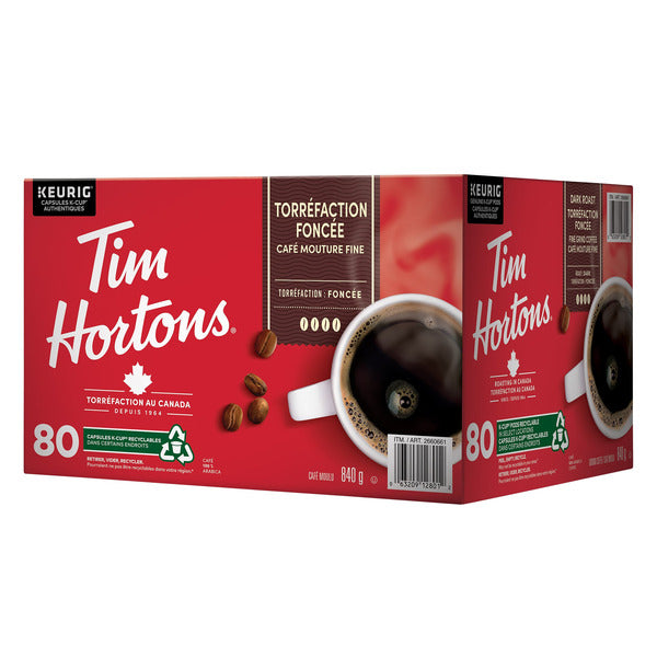 Tim Hortons Dark Roast Single-serve K-Cup Pods, 80-count — image 3