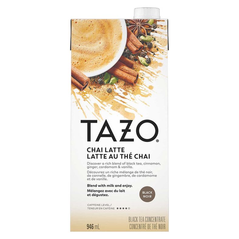 Tazo Chai Latte, 3 × 946mL — image 1