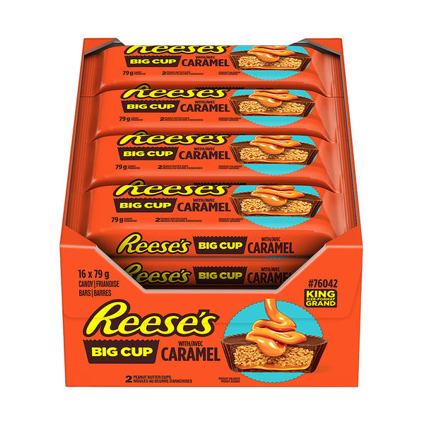 Reese's Peanut Butter Cups With Caramel, 16 × 79 g — product image