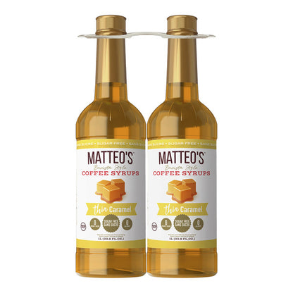 Matteo's Caramel Flavoured Coffee Syrup 2 x 1L — image 4