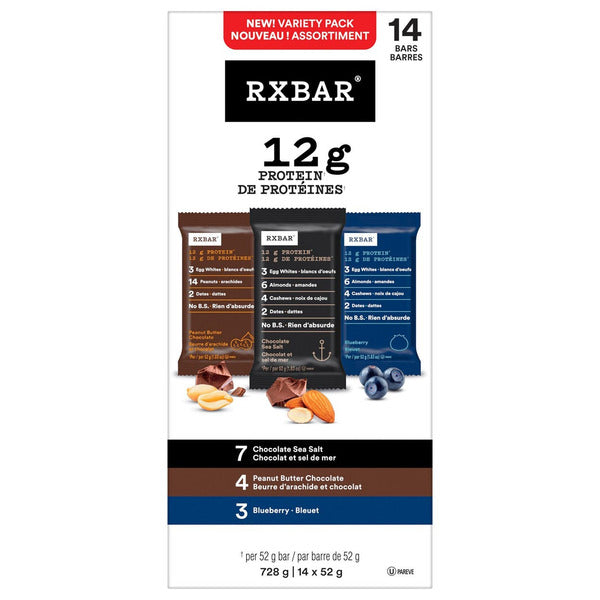 RXBAR Protein Bars Variety Pack, 14 x 52 g — gallery image 2