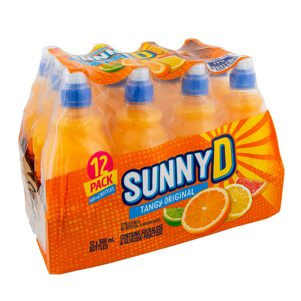 Sunny D, Tangy Original, 500 mL, 12-pack — image 4