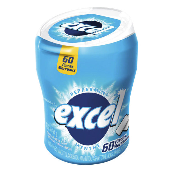 Excel Sugar-Free Peppermint Gum, 6 × 60 pieces — product image