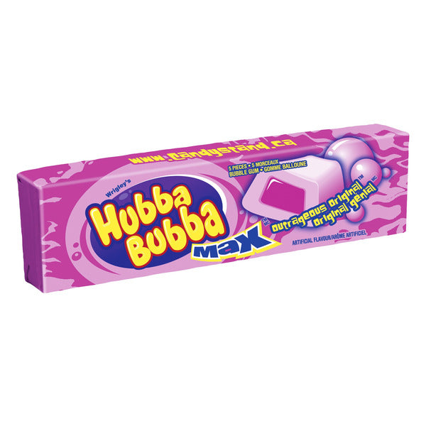 Hubba Bubba Max Original Gum, 18 packs of 5 — product image