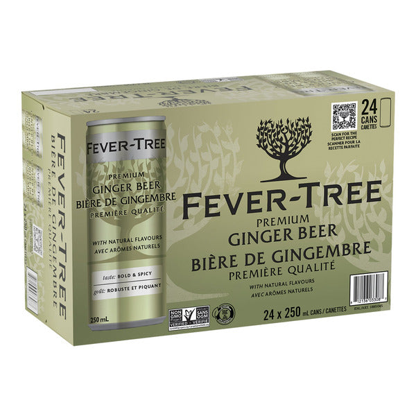 Fever-Tree Ginger Beer, 250 mL, 24-pack — image 1