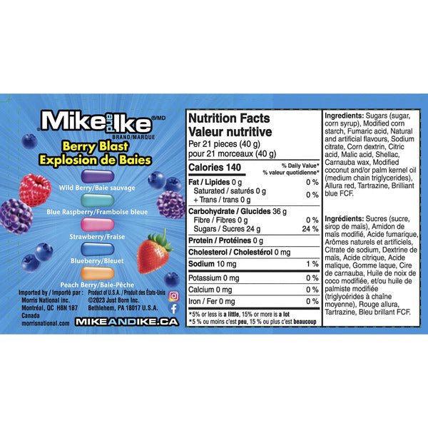MIKE AND IKE BERRY BLAST 12X120G C1 L35 P420 — gallery image 2