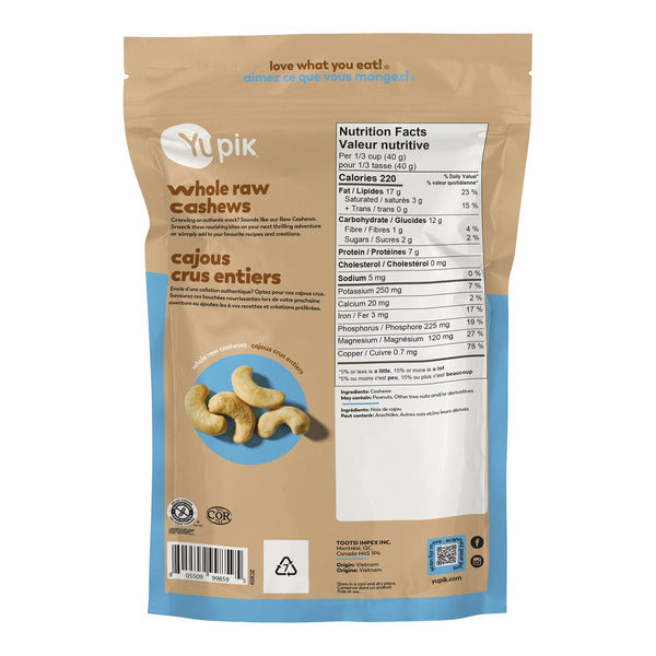 Yupik Raw Cashews, 1 kg — gallery image 3