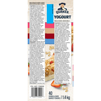 Quaker Yogourt Granola Bars, 40 × 35 g — gallery image 4