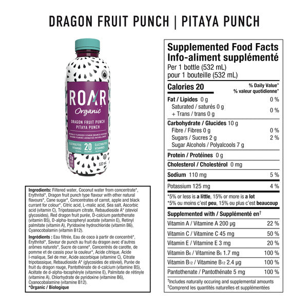 Roar Organic Hydration Drink, 532 mL, 18-pack — image 4